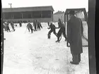 Bandy, Eyravallen.
ÖSK-Råsunda. Situationsbilder.