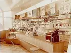 Lövendahls speceriaffär, affärsinteriör.