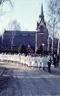 Längbro kyrka, Susanna (Sussi) Borgs konfirmation, 4 maj 1963.