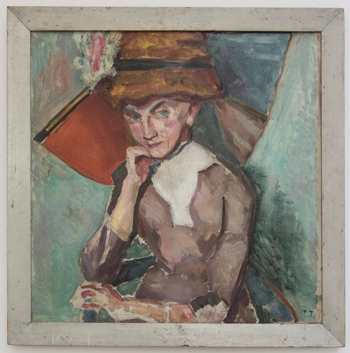 Dameportrett [Oljemaleri]