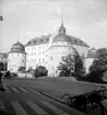 Örebro Slott, exteriör.
Bilden tagen från Riksbanken.