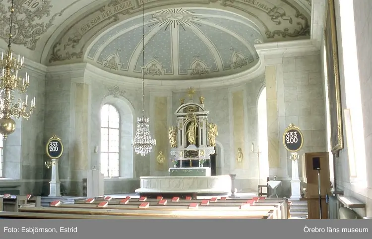 Ramsbergs kyrkan, interiör.