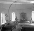 Stora Mellösa kyrka, interiör.
14 juni 1952.