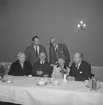 Sveriges Bebyggelse bokförlagsmiddag i Lindesberg, lördagen den 20 februari 1960.