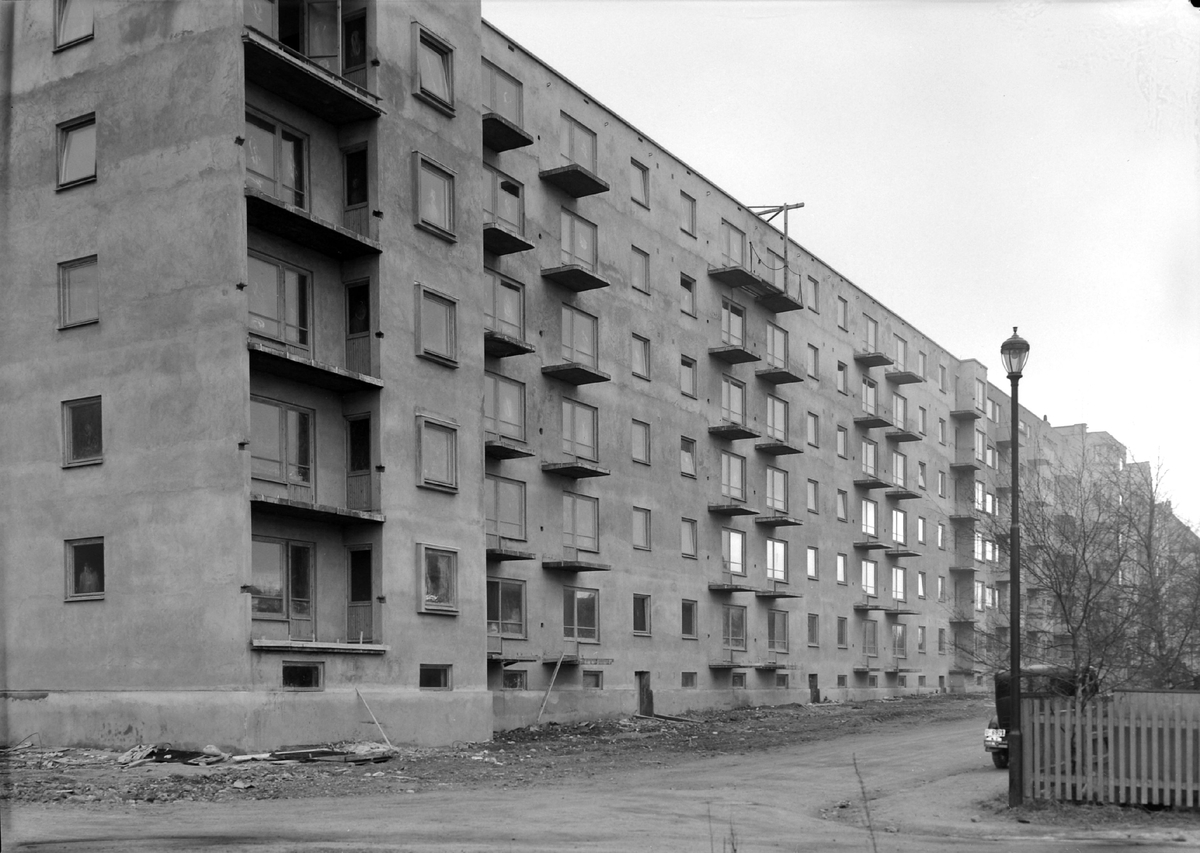 Bygging av leiegård i Udbyes gate