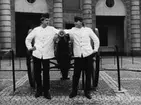 Högvakt på Stockholms slott med värnpliktiga från Ing1 Svea Ingenjörregemente, Södertälje.
