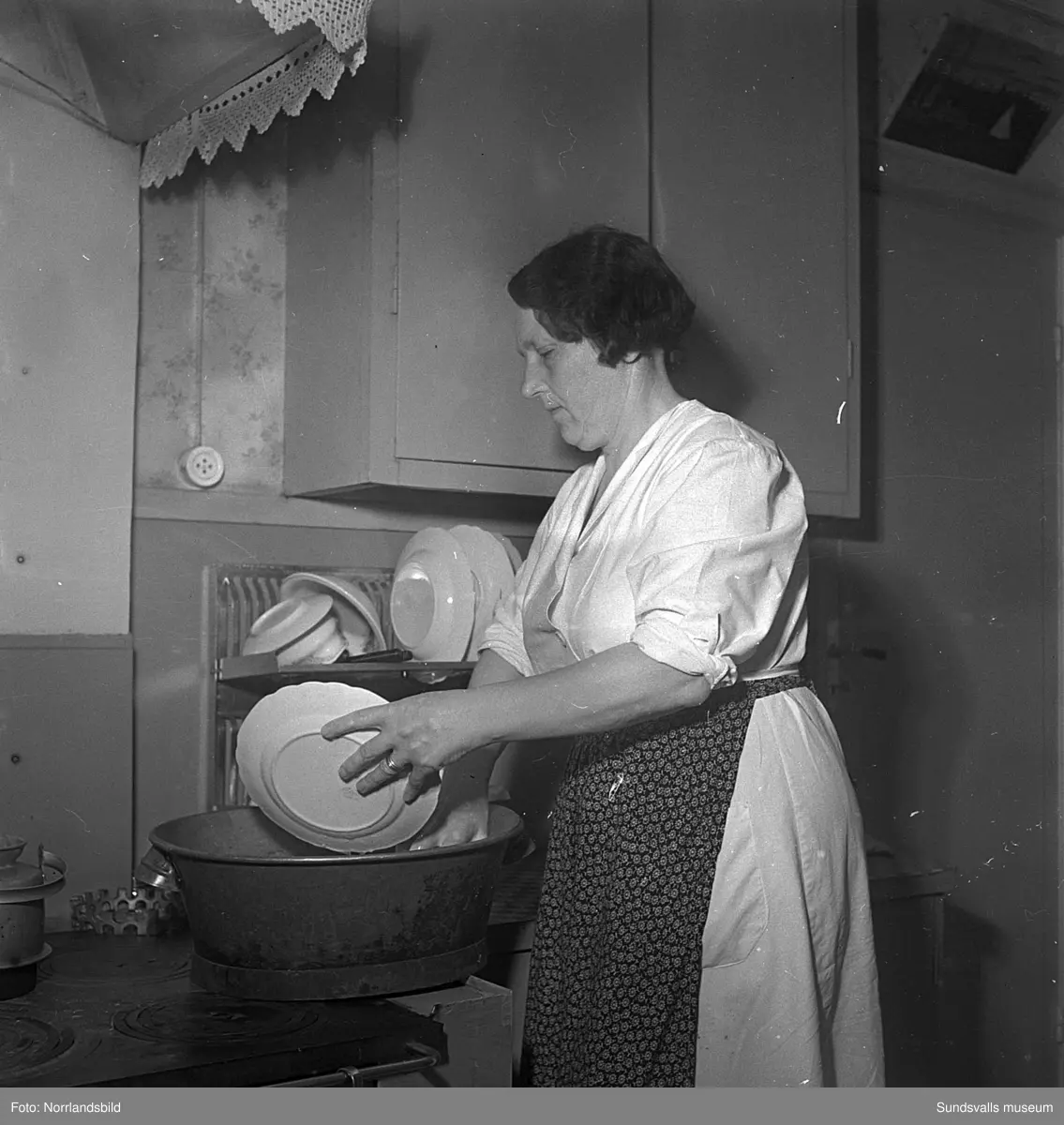 Gamla bostäder i Kubikenborg.