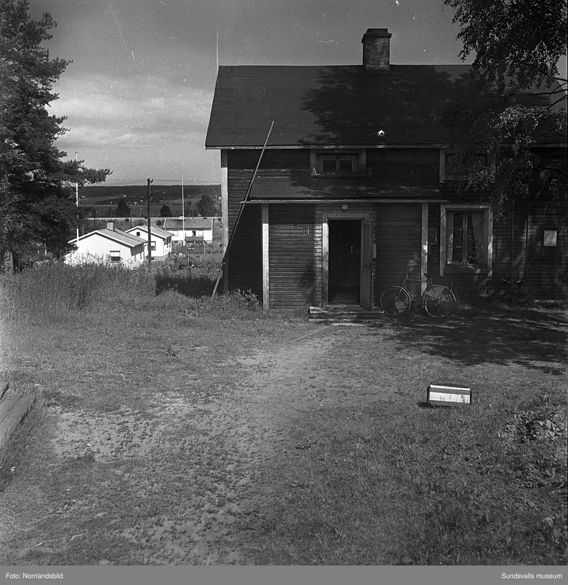 Gamla bostäder i Kubikenborg.