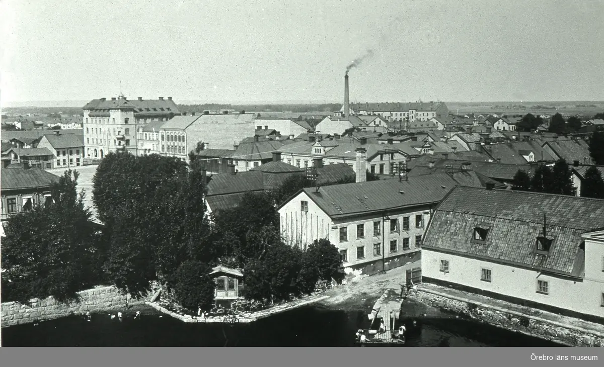 Snusfabriken och Husarstallet, nuvarande Centralparken.