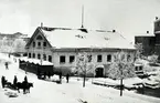 Gamla kvarnen vid Svartån.

Till höger skymtar Örebro Slott.