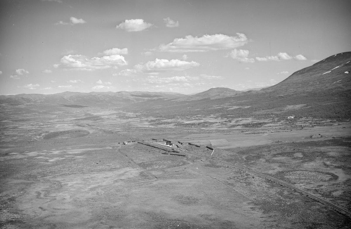 Fokstua, Dovre, 08.07.1952, fjellområde, jernbanestasjon