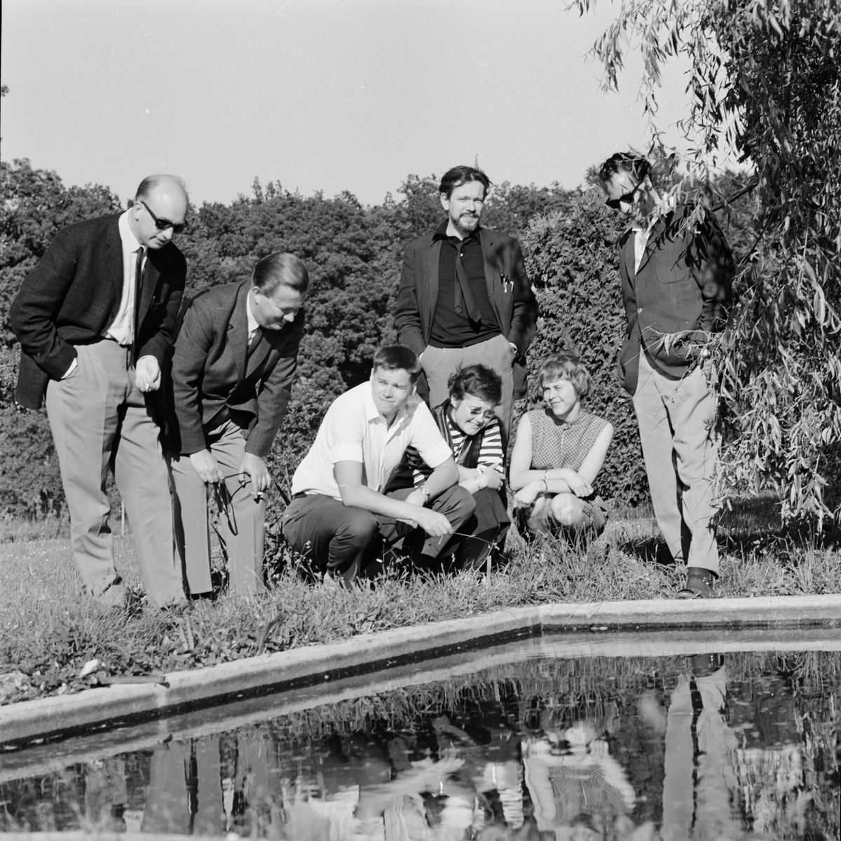 "Nordisk poesivecka på Biskops Arnö", Övergrans socken, Uppland juli 1963