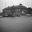 Hotell Laxbrogården i Kopparberg, tvåvånings hotellbyggnad.