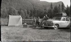 Sommarferien 1961. Leirplass ved Gol i Hallingdal, Bjørnesta