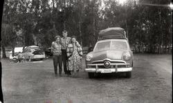 Sommarferien 1961. Leirplass på  Vågåmo i Gudbrandsdal