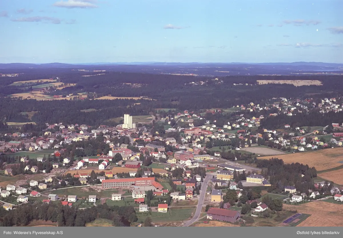 villabebyggelse, skråfoto, 