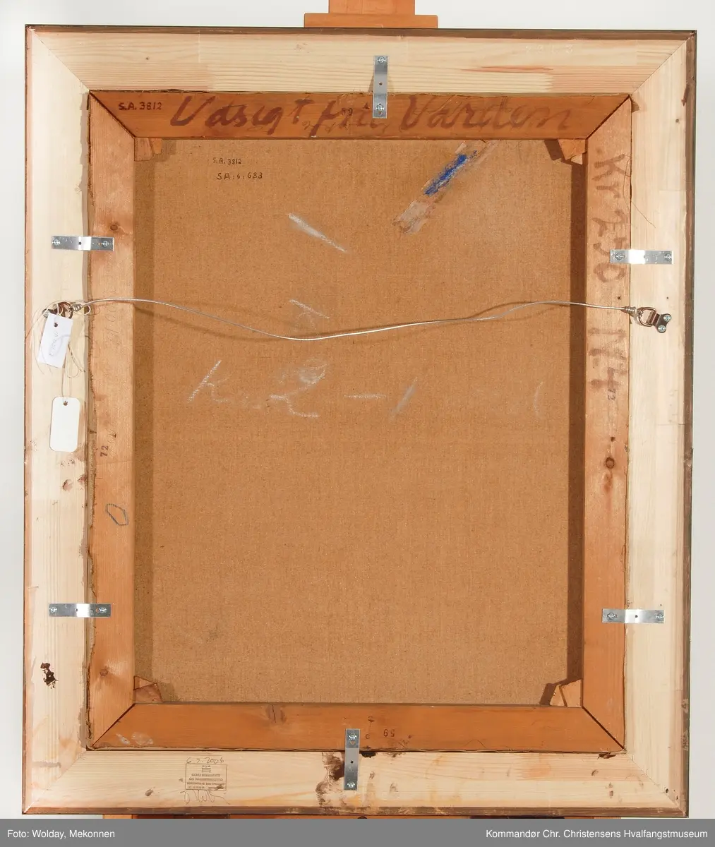 Skog, jorder, vei og fjord i bakgrunnen.