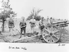 Skjutövning med 7,5 cm kanon m/1940 vid Gotlands artilleriregemente A 7 1951.