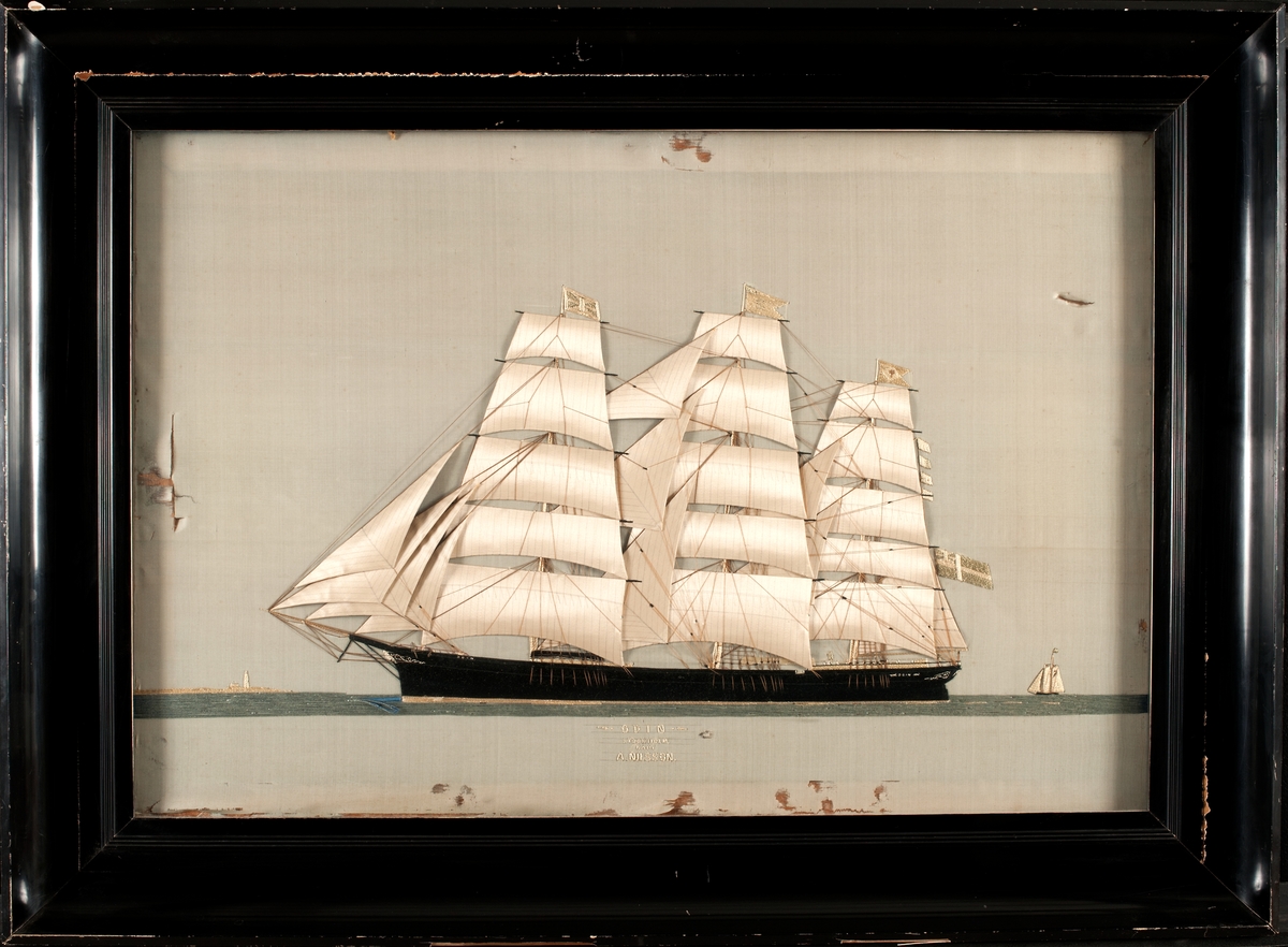 Silkestavla, Silk Picture.