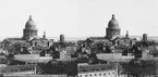 Stereobild. Le Panthéon - Sant-Etienne på utställningen i Paris.