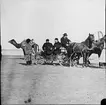 Skioptikonbild från A.W. Cronquists besök i Baku- oljedistrikt 1903.