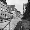 Skioptikonbild med motiv från Augsburg.
Bilden har förvarats i kartong märkt: Augsburg 1901. 13