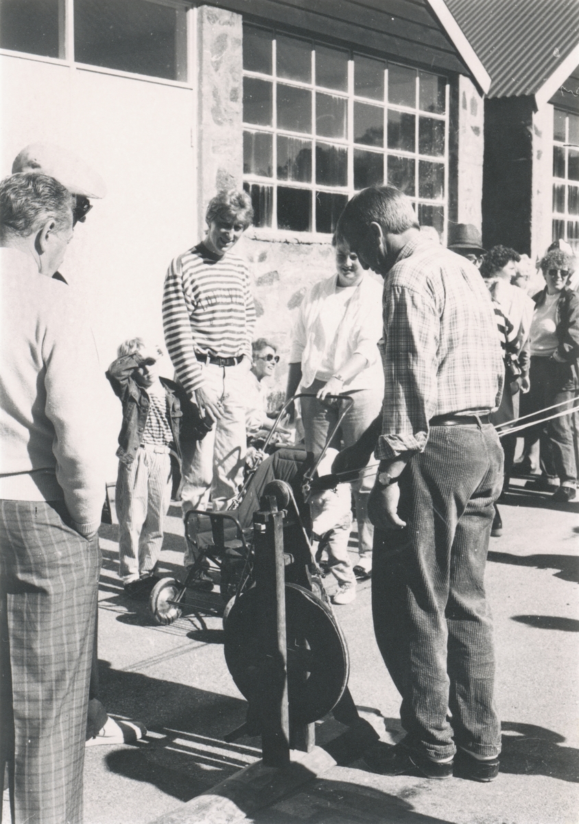 Repslaging ved Sunnmøre Museum på Museumsdagen 1989.