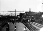 Falköping-Ranten. Bangården, foto sommaren 1928.