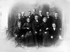 Första raden fr. v. Olle Svensson, Elsa Svensson, Pastor Brodén, Alma Håård, Adolf Vinroth
Övre raden fr. v. Karl Dahl, Herbert Persson, Allan Persson, Sixten Strömbom, Allan Bergström, Jean Andersson, Georg Sundén.