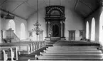 Interiör av Floby kyrka.