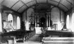 Interiör Floby kyrka.