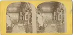 Stereobild med motiv av svenska paviljongen på Världsutställningen i Paris 1867.