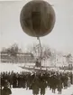 Ballontävling vid Nordiska spelen 1909. Ballongen 