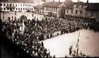 Svenska flaggans dag på Stora torget.