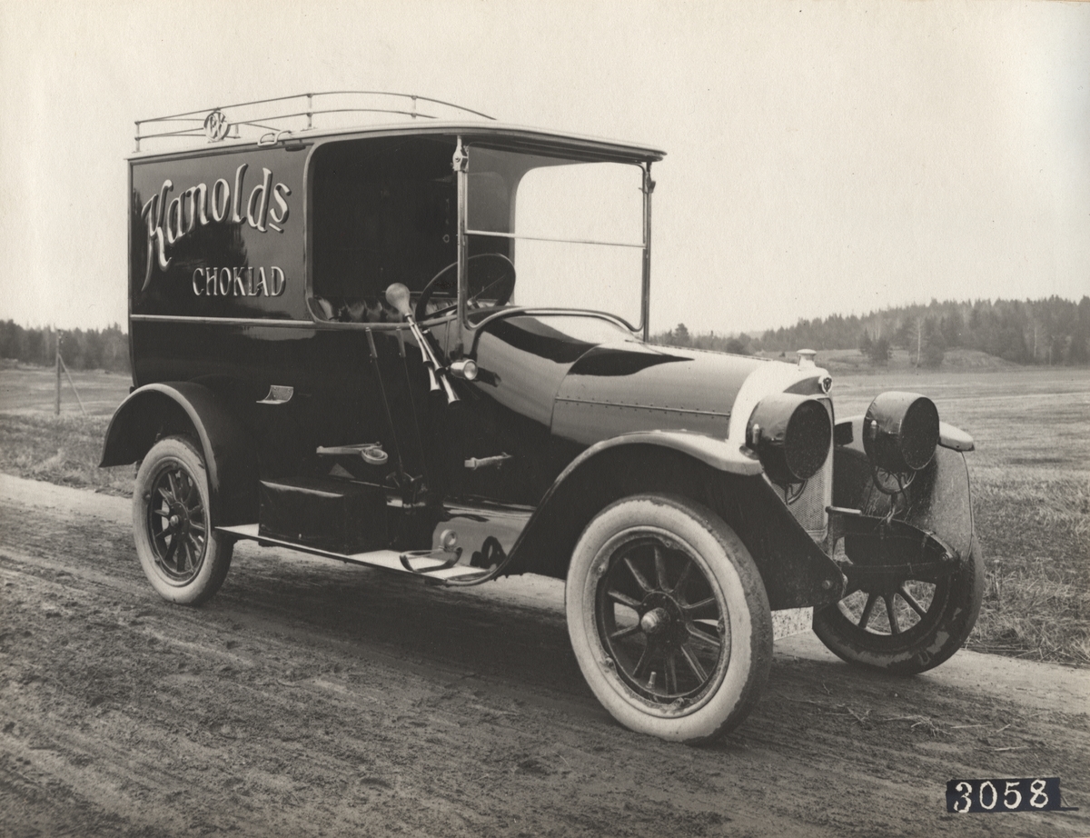 Scania-Vabis lastbil för Kanolds Choklad.