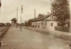 Järnvägsstationen i Hästveda.