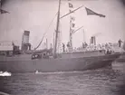 Andrées avfärd från Göteborg för Nordpolsfärden 7 Juni 1896.