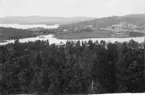 Vy över Ludvika, omkring 1900. Bild från tidskriften Hemmets bildmaterial.