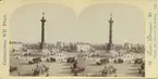 Stereobild med motiv av La colonne de Juillet på place de la Bastill, Paris.