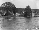 Göta Kanal. Borensberg. Motala Ström vid sjön Boren.