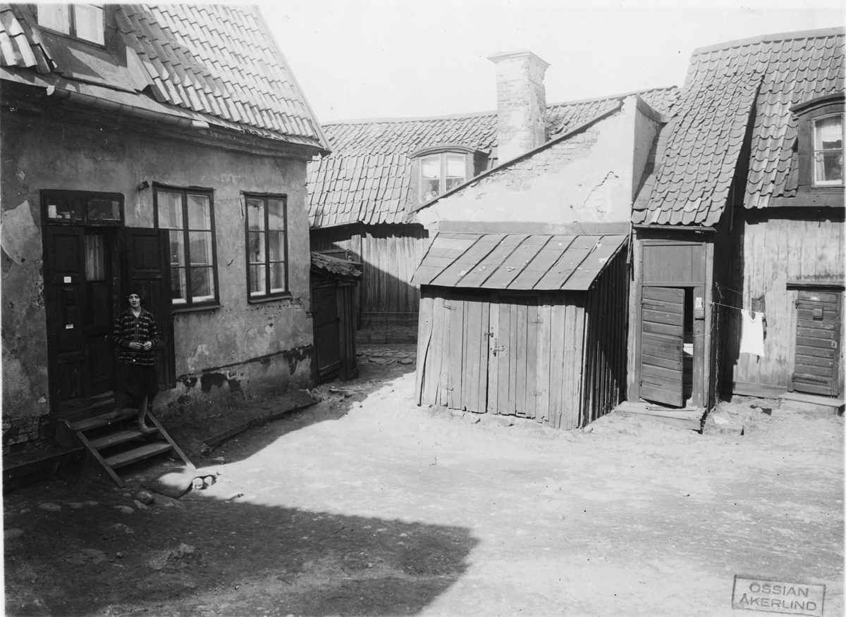Bostäder på Fjällgata i Stockholm 1926.