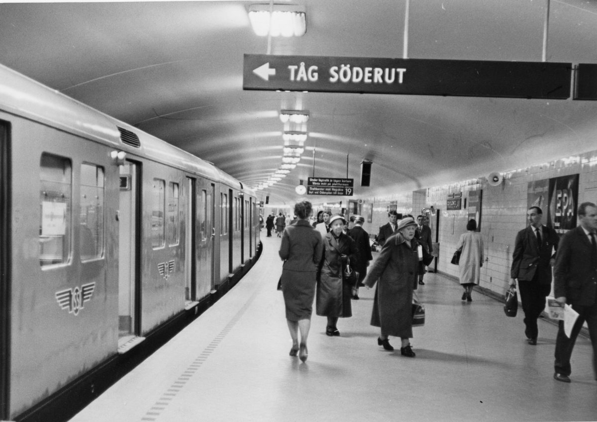 Tunnelbanestationen vid Fridhemsplan, Stockholm.