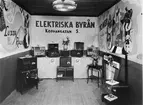Elektriska Byråns monter på Bygge och bo-utställningen i Eskilstuna 1936.