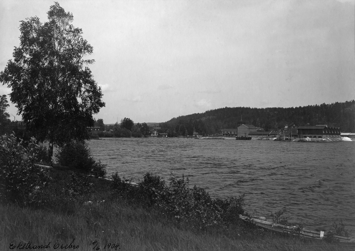 Dalslands Kanal vid Bengtsfors, 1904. Med fotografiet erhöll fotografen Turistföreningens fotostipendium 1904.