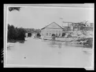 Pappfabriken i Brantafors, Ronneby landsförening, 1892. Fabriken var i gång mellan 1882-1915.