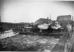 Båtvarvet vid Bergsunds Mekaniska verkstad i Stockholm, 1929.