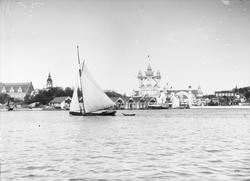 Vy över Allmänna Konst- och Industriutställningen på Djurgår