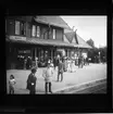 Vännäs tågstation. Troligen motiv taget av John Hertzberg på resa runt i Sverige kring sekelskiftet 1900.