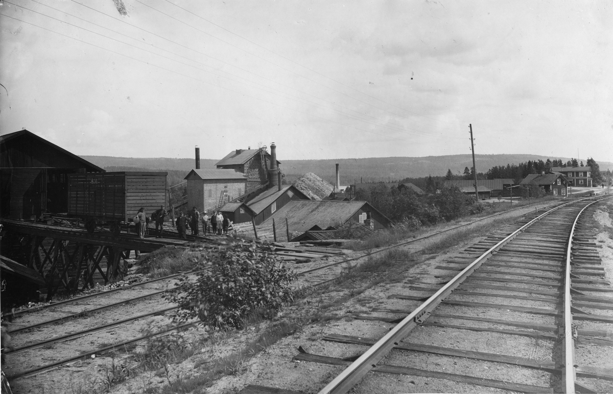 Masugnen vid Ställdalens bruk i Ställdalen 1925.