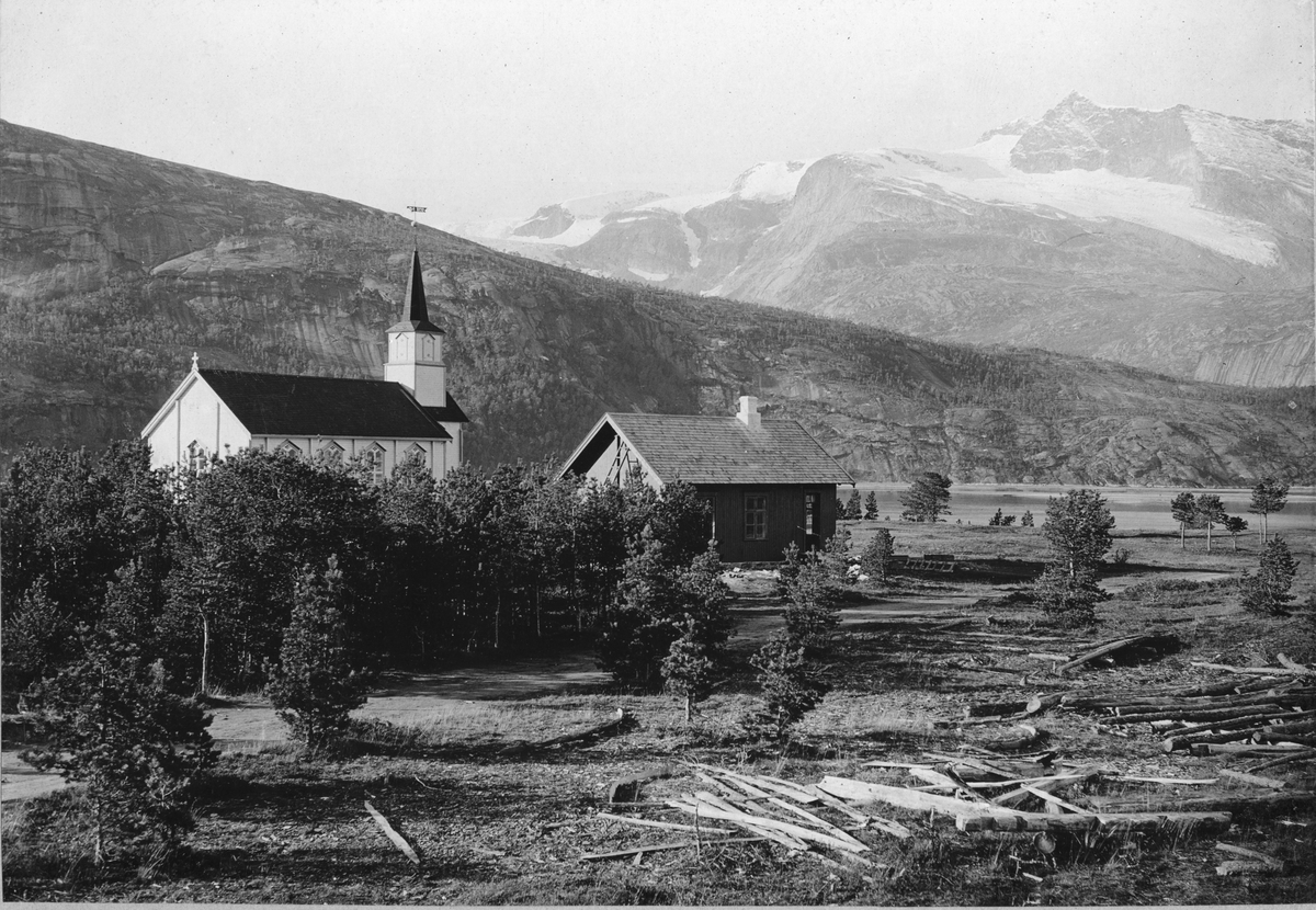 Sjangeli koppargruvor i Lappland. Sjangelis kapell.